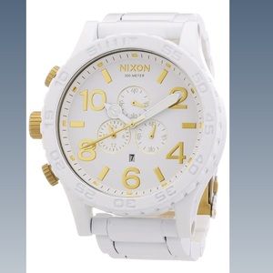 Nixon 31-50 Chrono White Water Resistant Watch